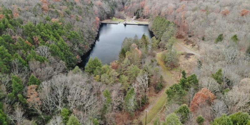 Arial View of Reservoir